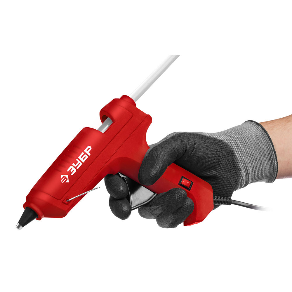 Пистолет термоклеевой электрический d 11 мм, выход клея 10 г/мин ЗУБР 06851-11