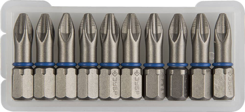 Биты торсионные PH2, 25 мм, 10 шт ЗУБР 26011-2-25-10