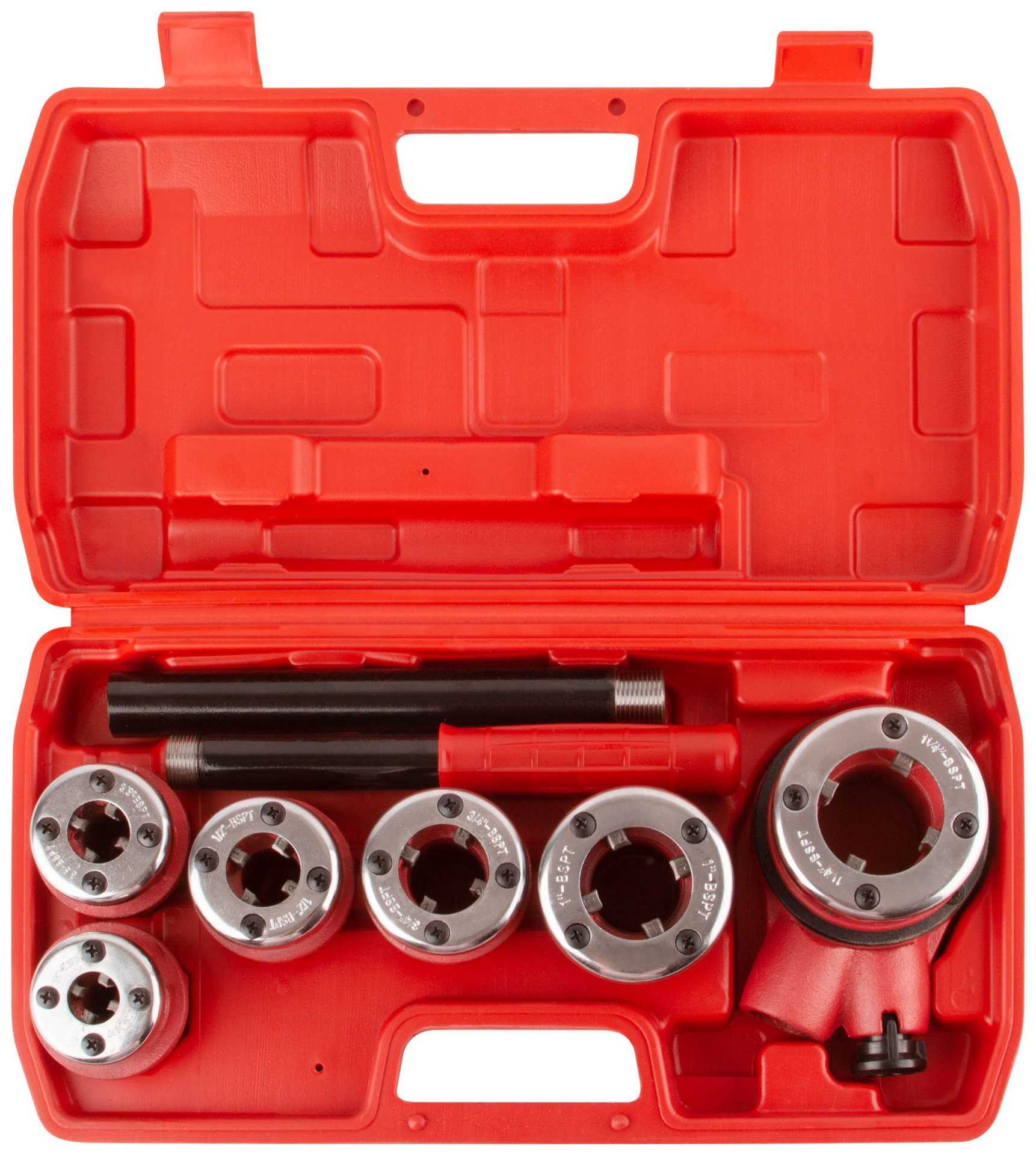 Клуппы трубные, набор 6 шт. (1/4-3/8-1/2-3/4-1-1 1/4) (70006)