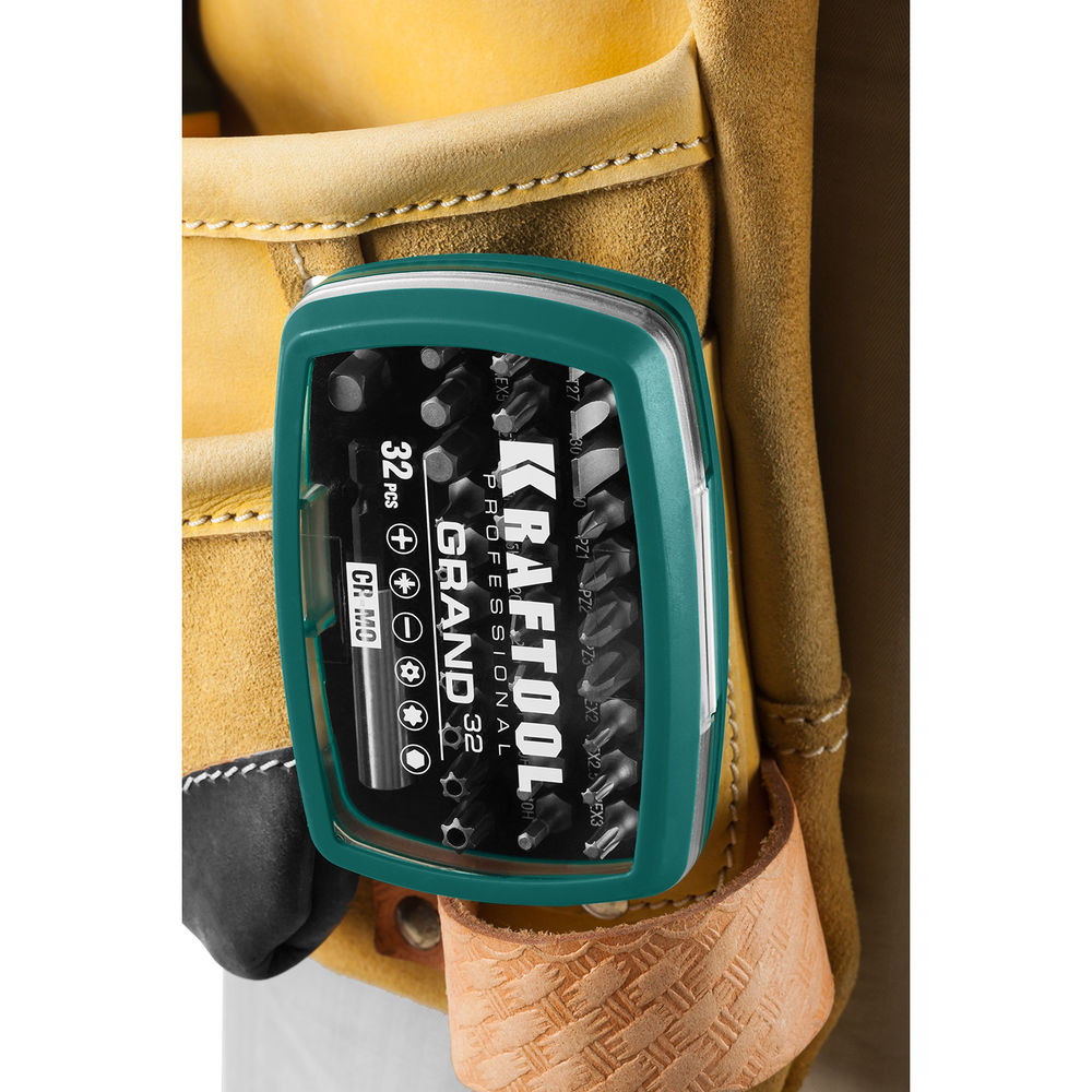 Набор бит Grand-32, с магнитным адаптером, 32 шт KRAFTOOL 26083-H32