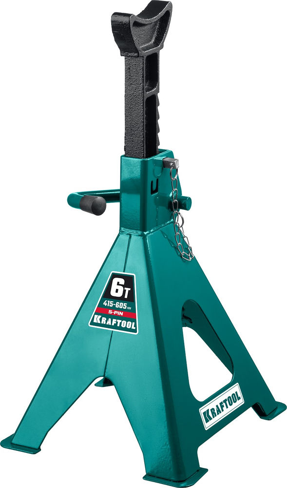 Усиленная страховочная подставка со штифтом S-PIN, 6 т, 415–605 мм KRAFTOOL 43465-6