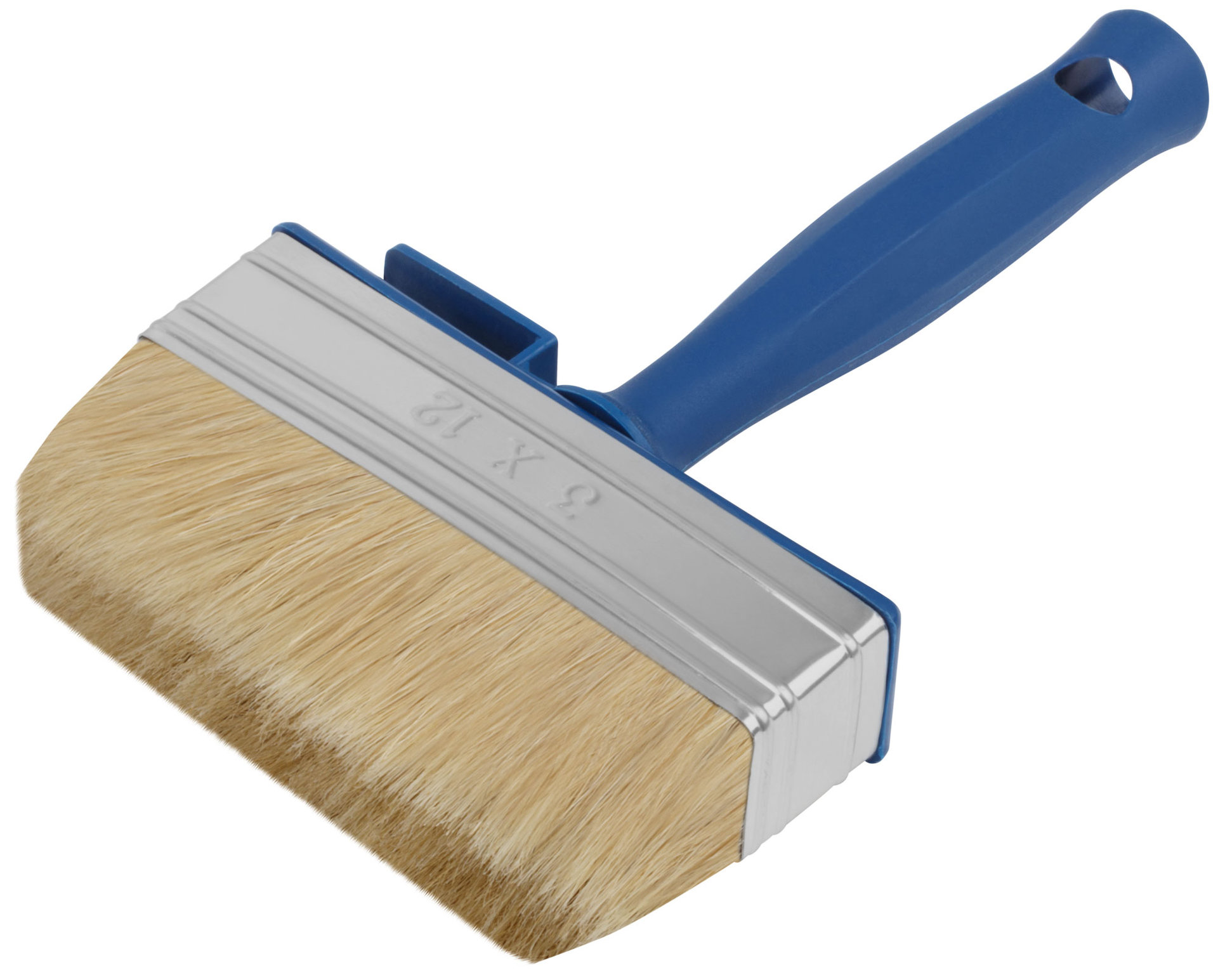 Макловица, натур.светлая щетина, пластиковый корпус, полая ручка, мини 30 х 120 мм (01658)