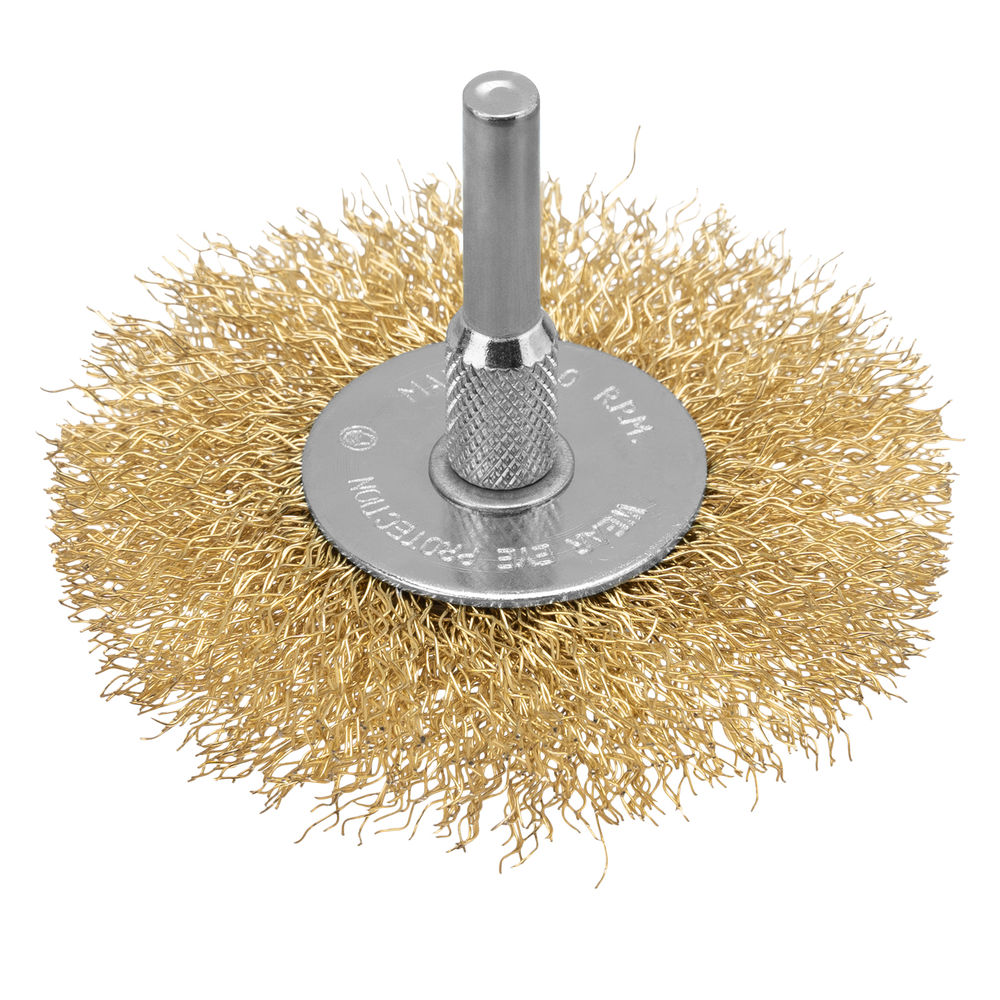 Набор щеток для дрели, 5 шт, 5 плоских 25-38-50-63-75 мм, со шпильками, металлические Matrix (74494)