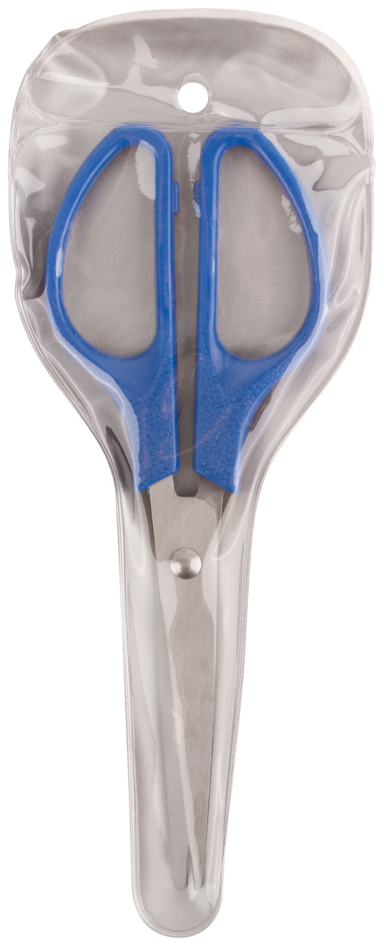 Ножницы бытовые нержавеющие, пластиковые ручки, толщина лезвия 1,4 мм, 170 мм (67326)