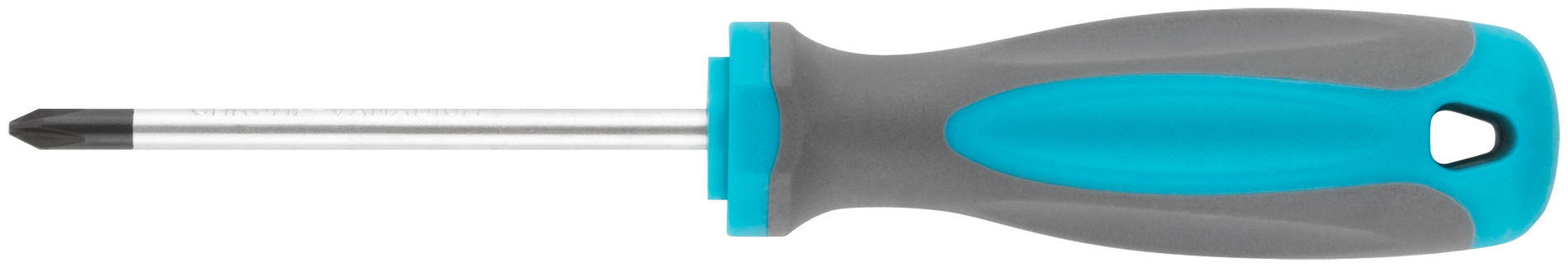 Отвертка, CrV сталь, прорезиненная ручка PH1 x 75 мм (53702М)