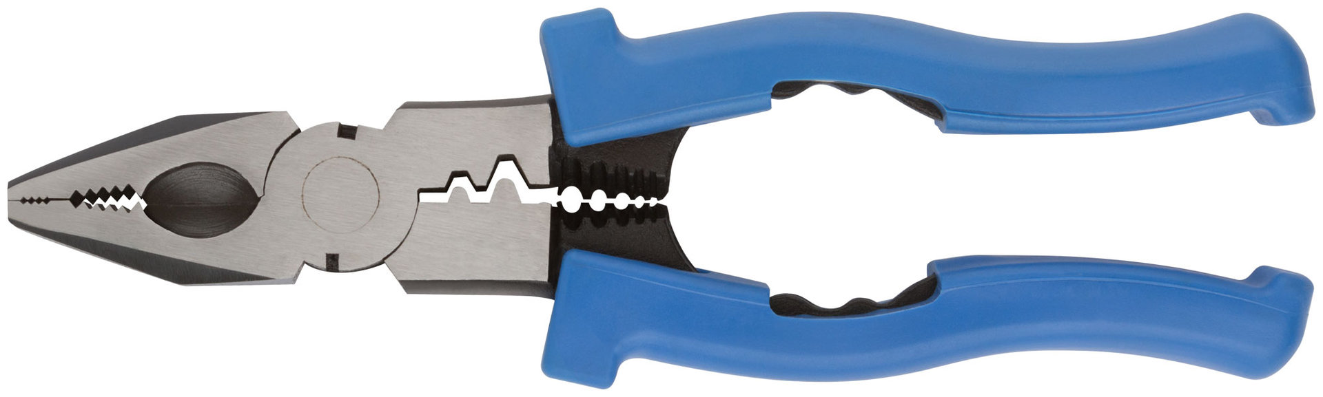 Плоскогубцы комбинированные многофункциональные, пластиковые ручки, Профи 200 мм (51012)