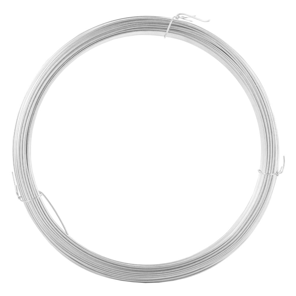 Проволока стальная 50 м, оцинкованная, термообработанная 1 мм Сибртех (84906)