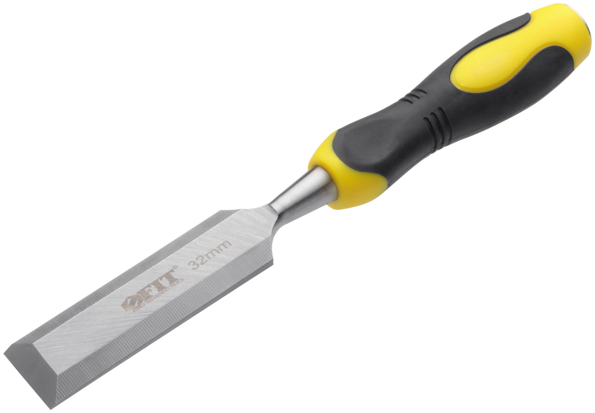 Стамеска Профи CrV, двухцветная прорезиненная ручка 32 мм