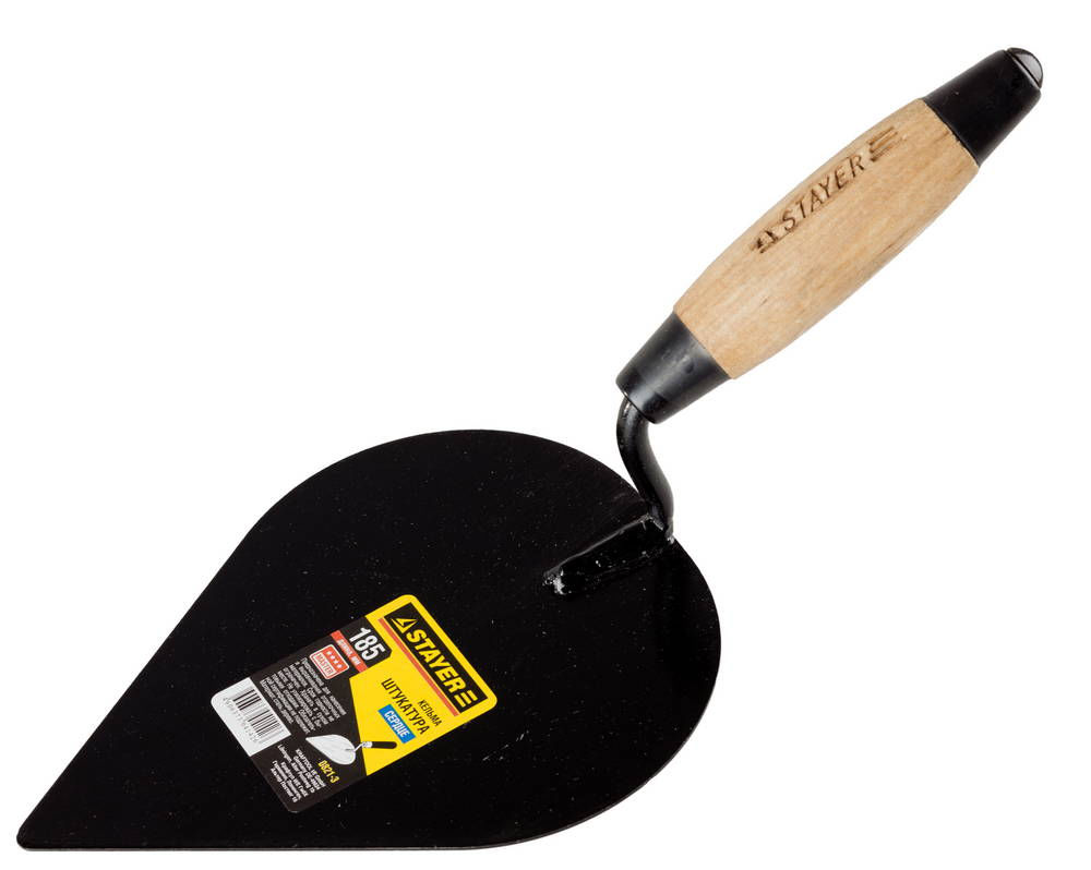 Кельма штукатура 190 мм, деревянная ручка STAYER 0821-3