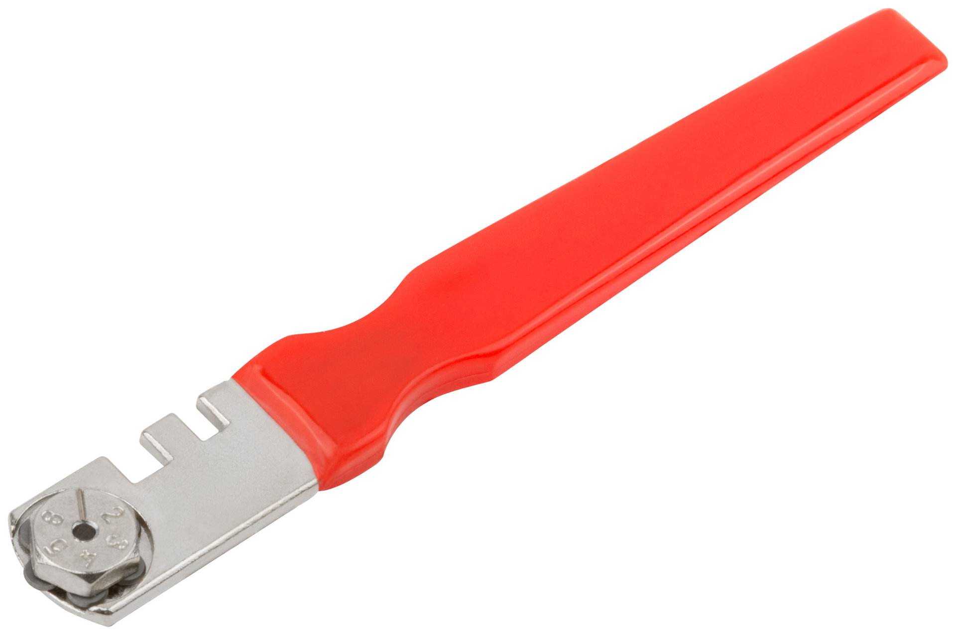 Стеклорез роликовый, 6 роликов, пластиковая ручка (16903)