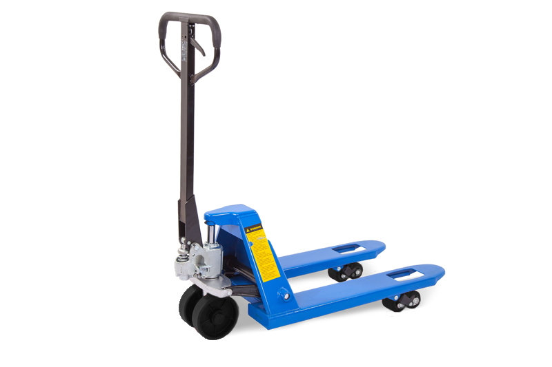 Тележка гидравлическая 2500 кг 800 мм резиновые колеса TOR RHP (1039349)