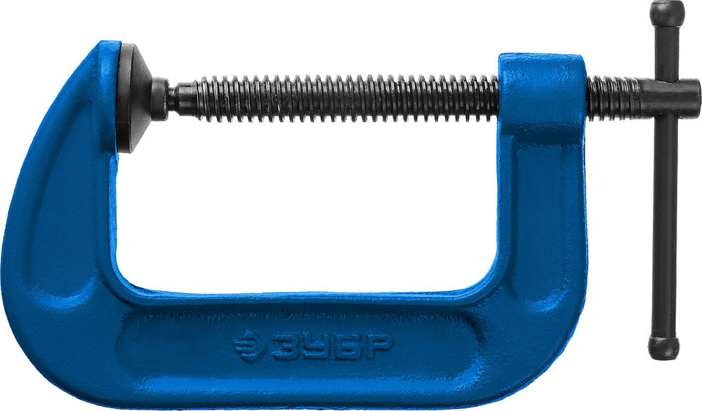 Струбцина чугунная тип С (G-образная) 75 мм ЗУБР ПСС-80 Профессионал 32245-075_z02