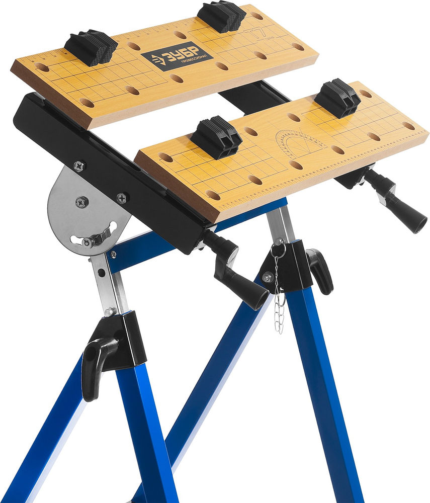 Складной столярный верстак 605х490х810 мм T7 ЗУБР 38728