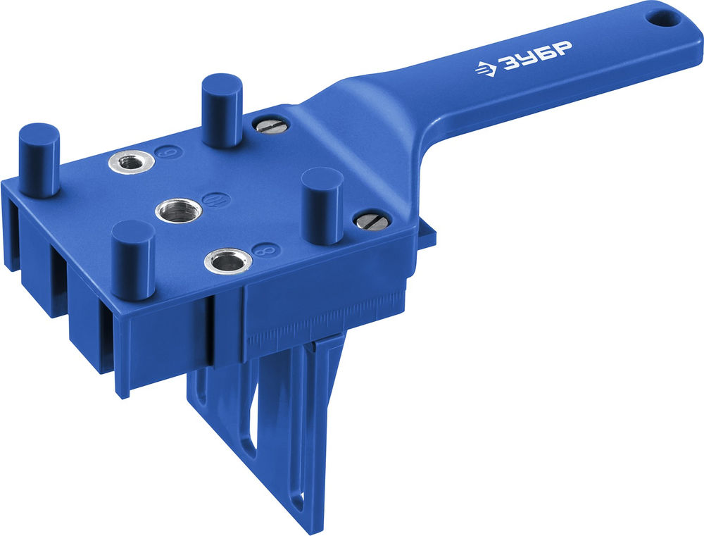 Кондуктор для шкантов, три отверстия ЗУБР Профессионал 30083