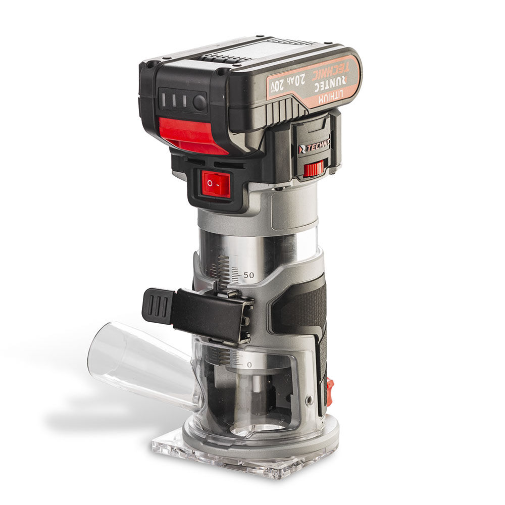 Фрезер аккумуляторный TECHNIC 20В, 2*2Ач, 900Вт RUNTEC RT-RT900T