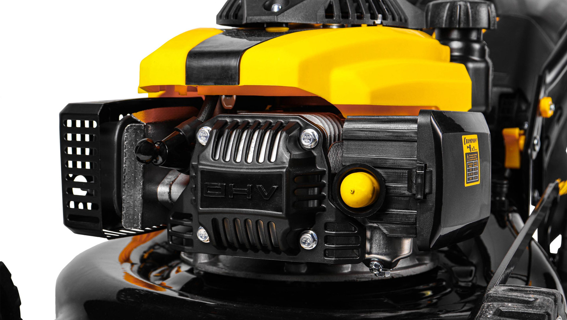 Газонокосилка CHAMPION LM4215 (1,5кВт 420мм 40л 25-70мм 1рычаг/8, 20,7кг) (LM4215)