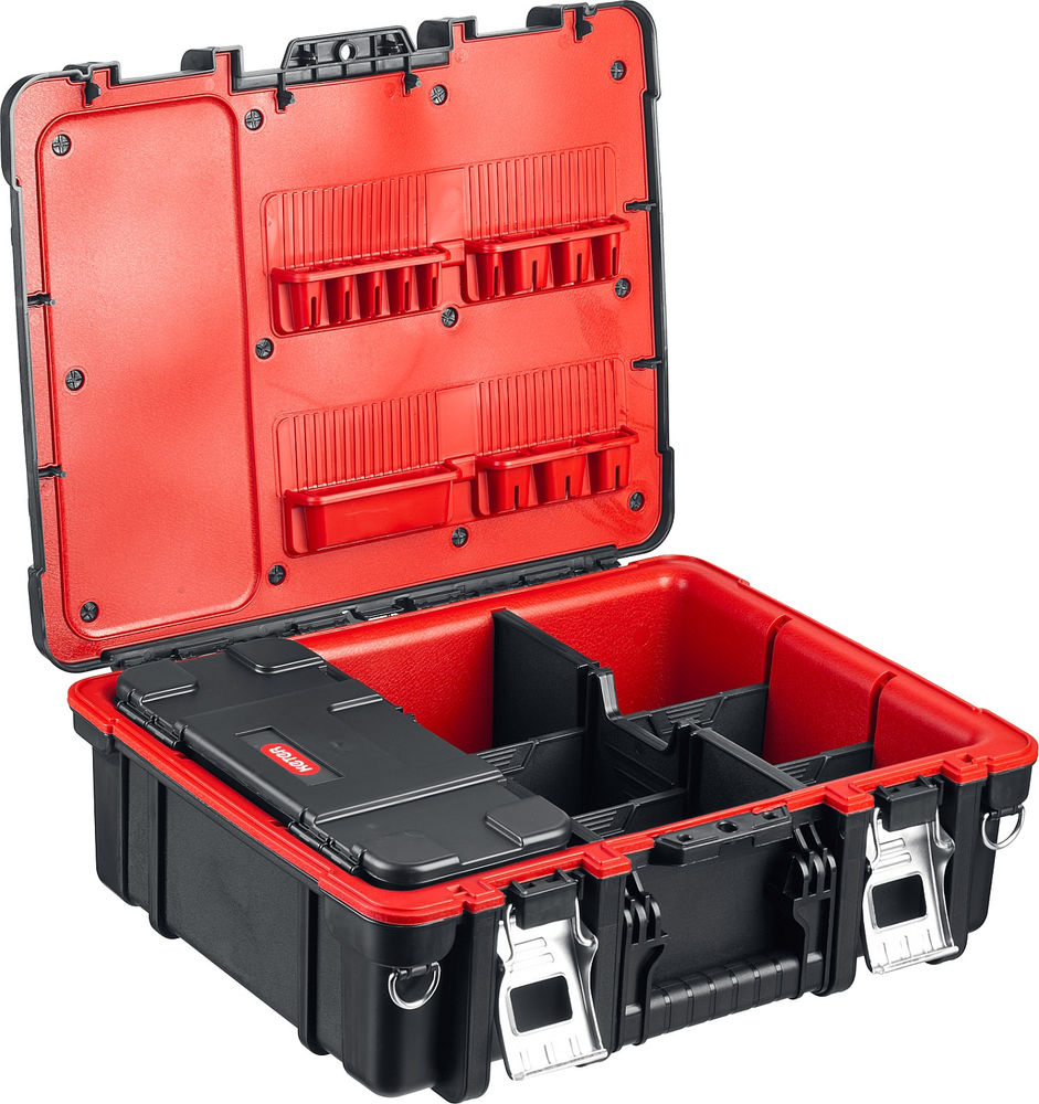 Ящик-органайзер 480 х 380 х 175 мм (19) с 9 регулируемыми ячейками + съемный внутренний органайзер с 4 ячейками TECHNICAN KETER 38395-19