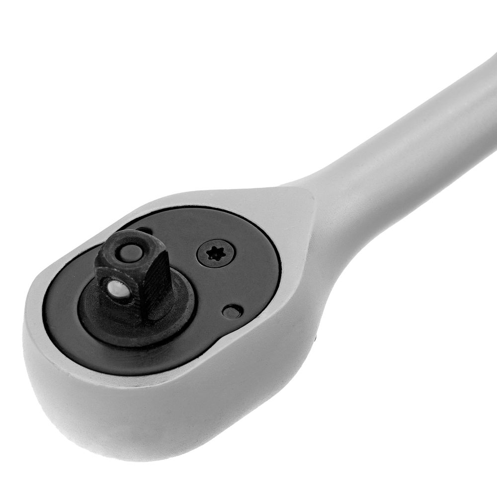 Ключ-трещотка 1/4, 90 зубьев, с быстрым сбросом, CrV Denzel