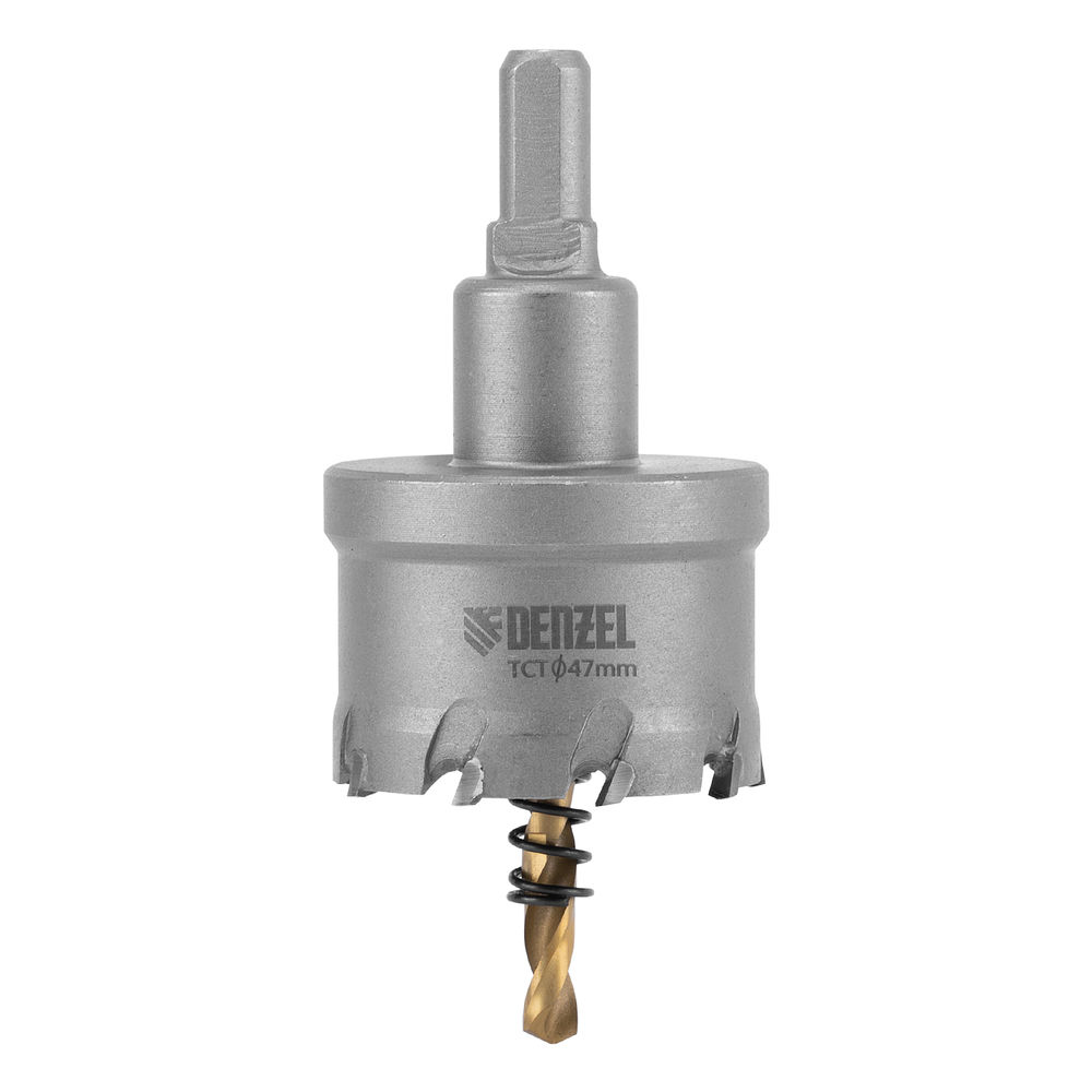 Коронка по металлу твердосплавная, 47 мм Denzel (724015)