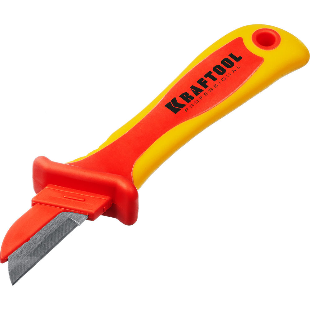 Нож электрика диэлектрический 1000 В прямой KN-1 KRAFTOOL 45401