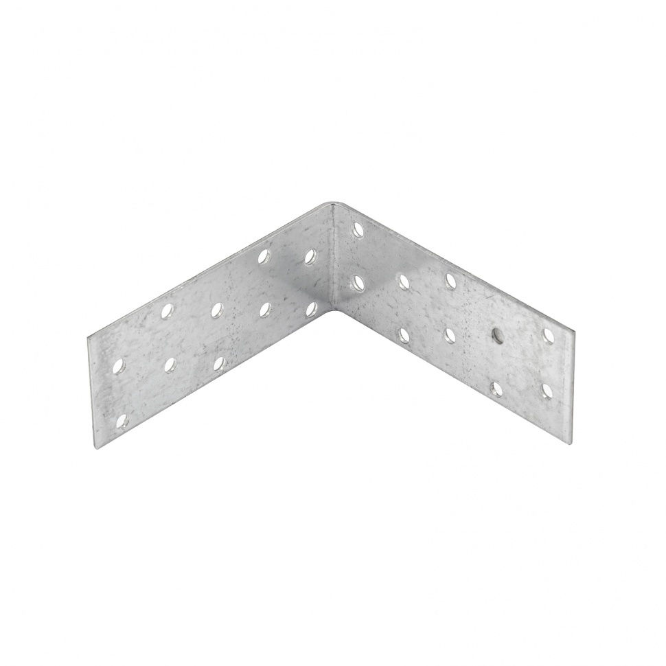 Крепежный уголок равносторонний 2 мм, KUR 100 х 100 х 40 мм Сибртех (46428)