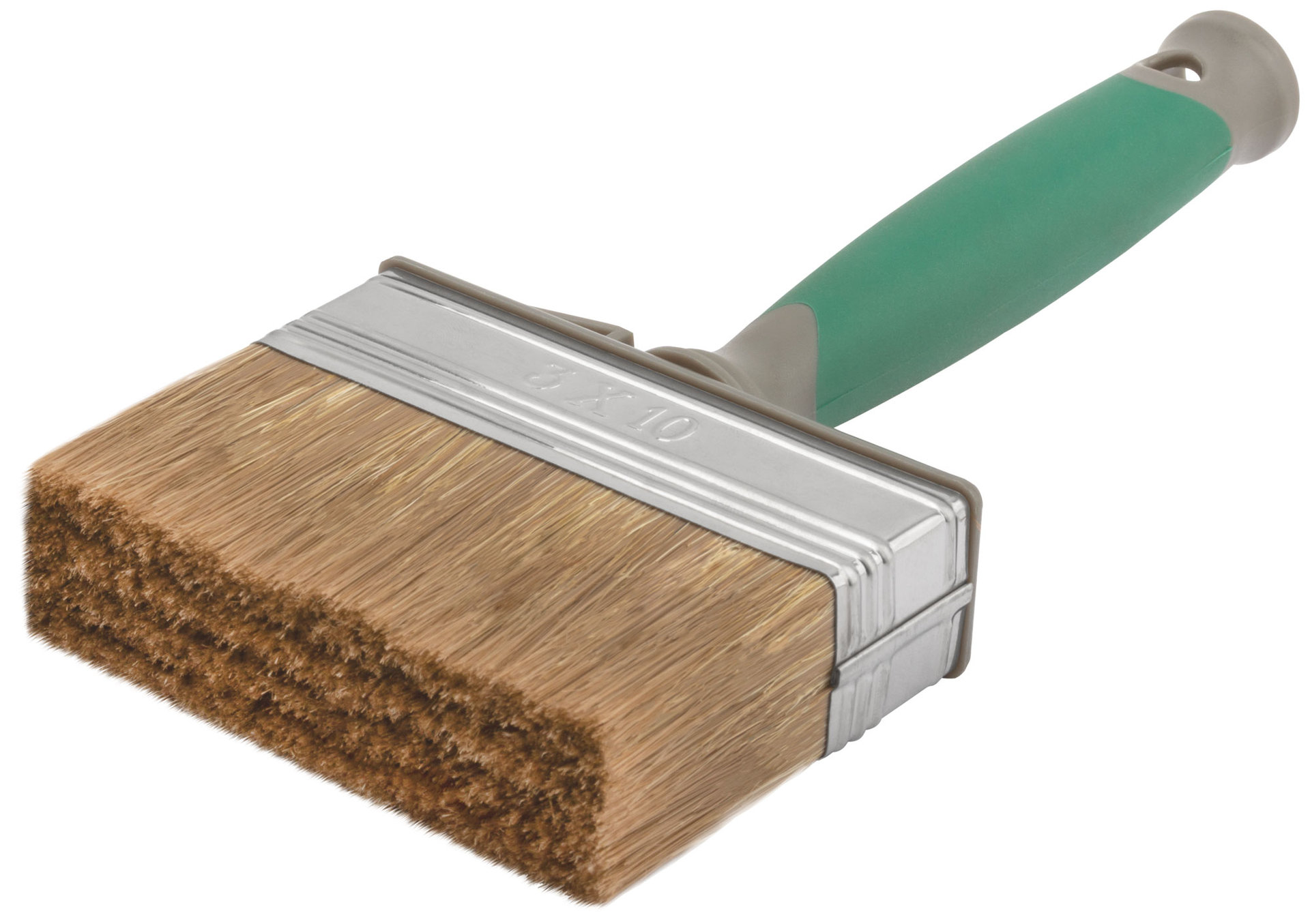 Макловица, 70% ПЭT/30% натуральная щетина, нерж. обжим, 2-К ручка, 100 х 30 мм (30-0592)