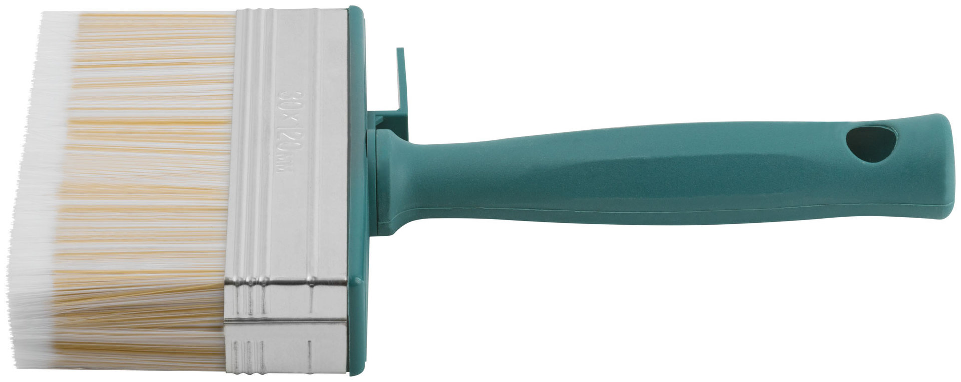 Макловица, искусственная светлая щетина, пластиковый корпус, полая ручка, мини 30 х 120 мм (01638)