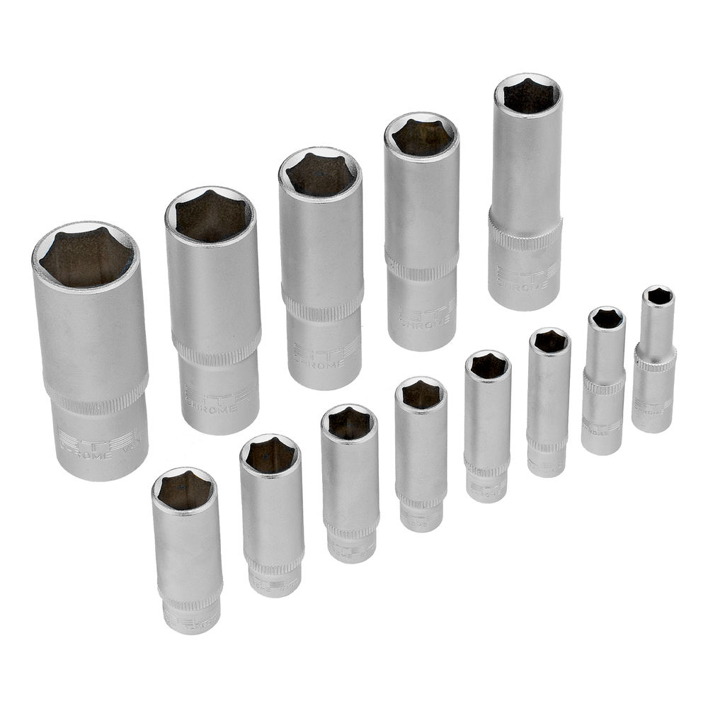 Набор инструментов, 1/2, 1/4, CrV, пластиковый кейс 69 предметов Stels