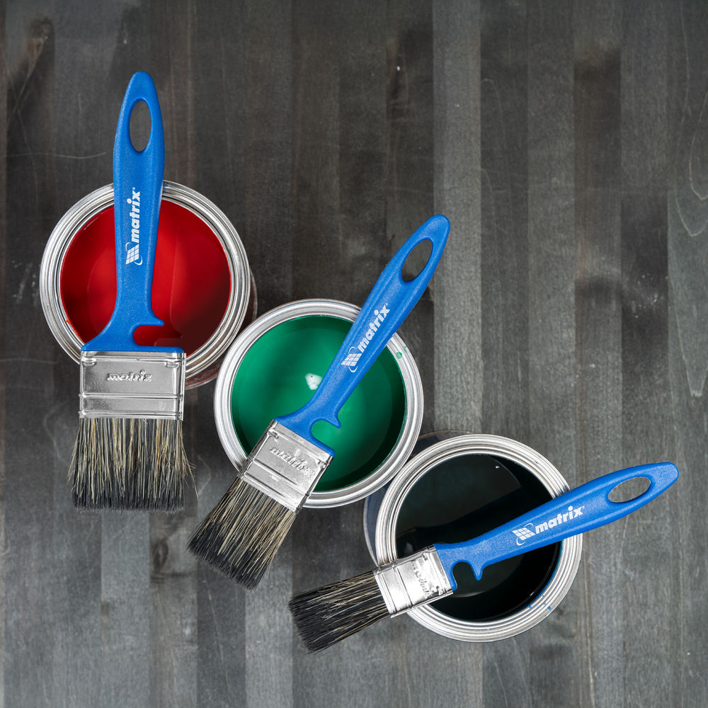 Набор кистей «Водные краски» 25 мм, 35 мм, 50 мм Color Line Matrix (83349)