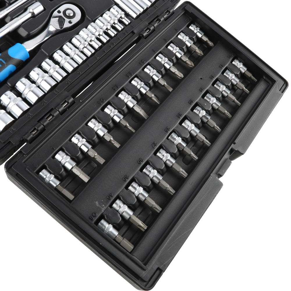 Набор торцевых головок 6-ти гранных 54 пр., 4-14 мм 1/4 Licota ALK-8003F