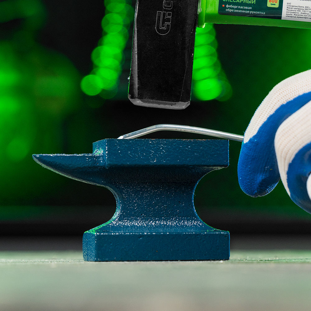 Наковальня кузнечная, однорогая, 450 гр. Сибртех (18680)