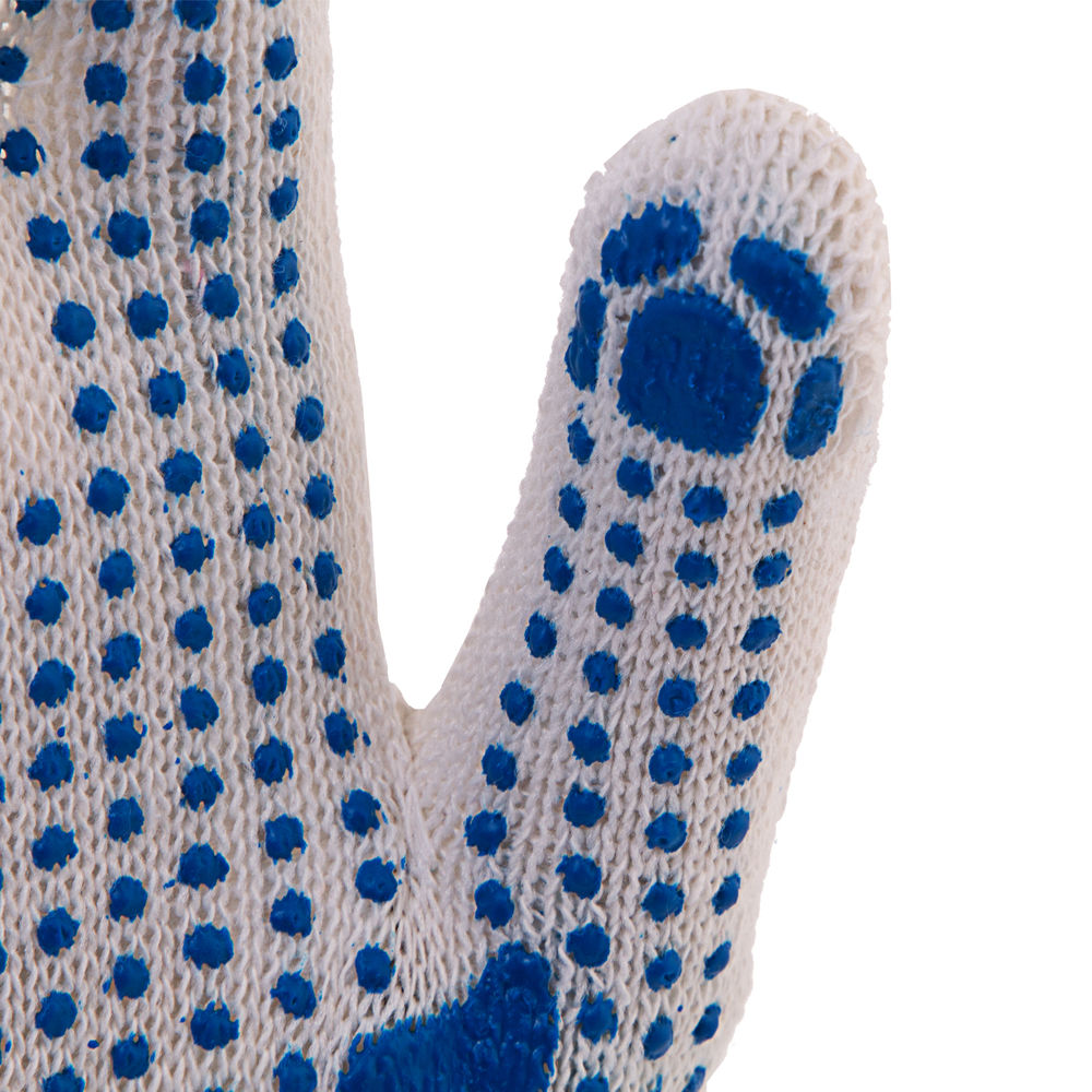 Перчатки х/б, ПВХ покрытие, Точка, 10 класс (67715)