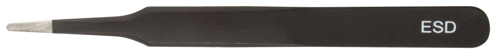 Пинцет прецизионный, антистатический, нержав.сталь, пластик.покрытие, Профи тип D (120 х 9 х 2 мм) (67474)