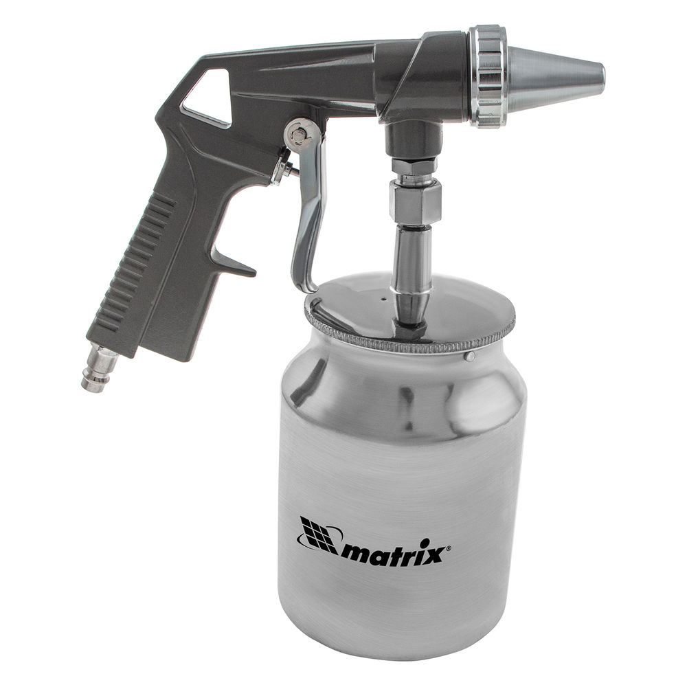 Пистолет пескоструйный с нижним бачком, пневматический Matrix (57326)