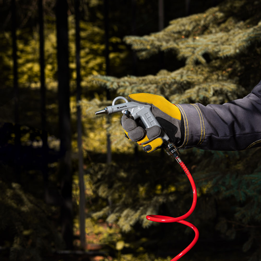 Пистолет продувочный с удлиненным соплом, пневматический, 135 мм Matrix (57332)