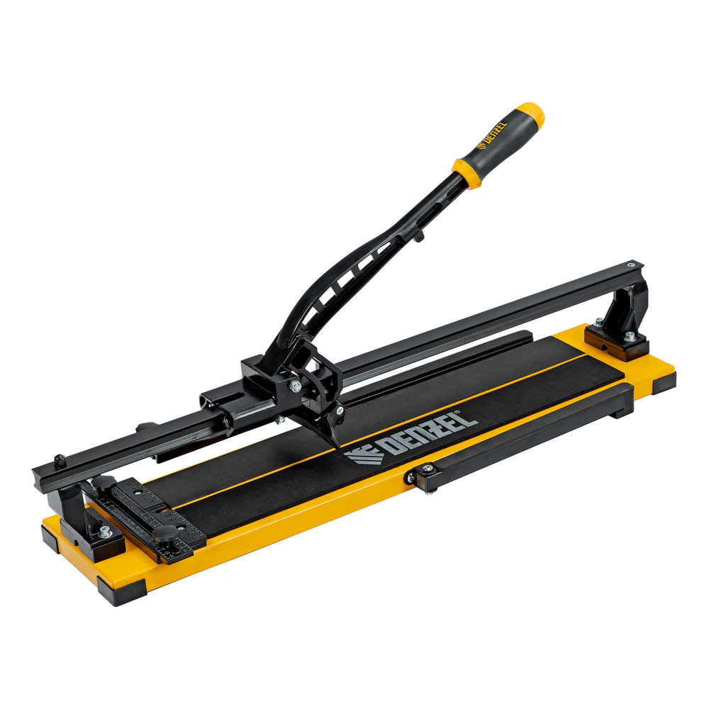 Плиткорез рельсовый 600х16мм, каретка на подш., стальная станина, усил. рукоятка-пенал Denzel (877014)
