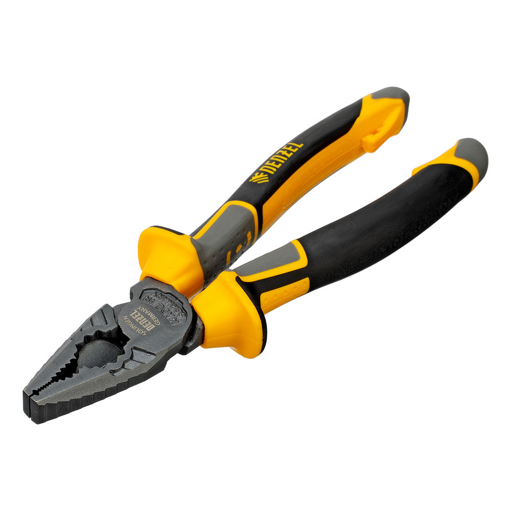 Плоскогубцы комбинированные 180 мм, трехкомпонентные рукоятки Denzel (17081)