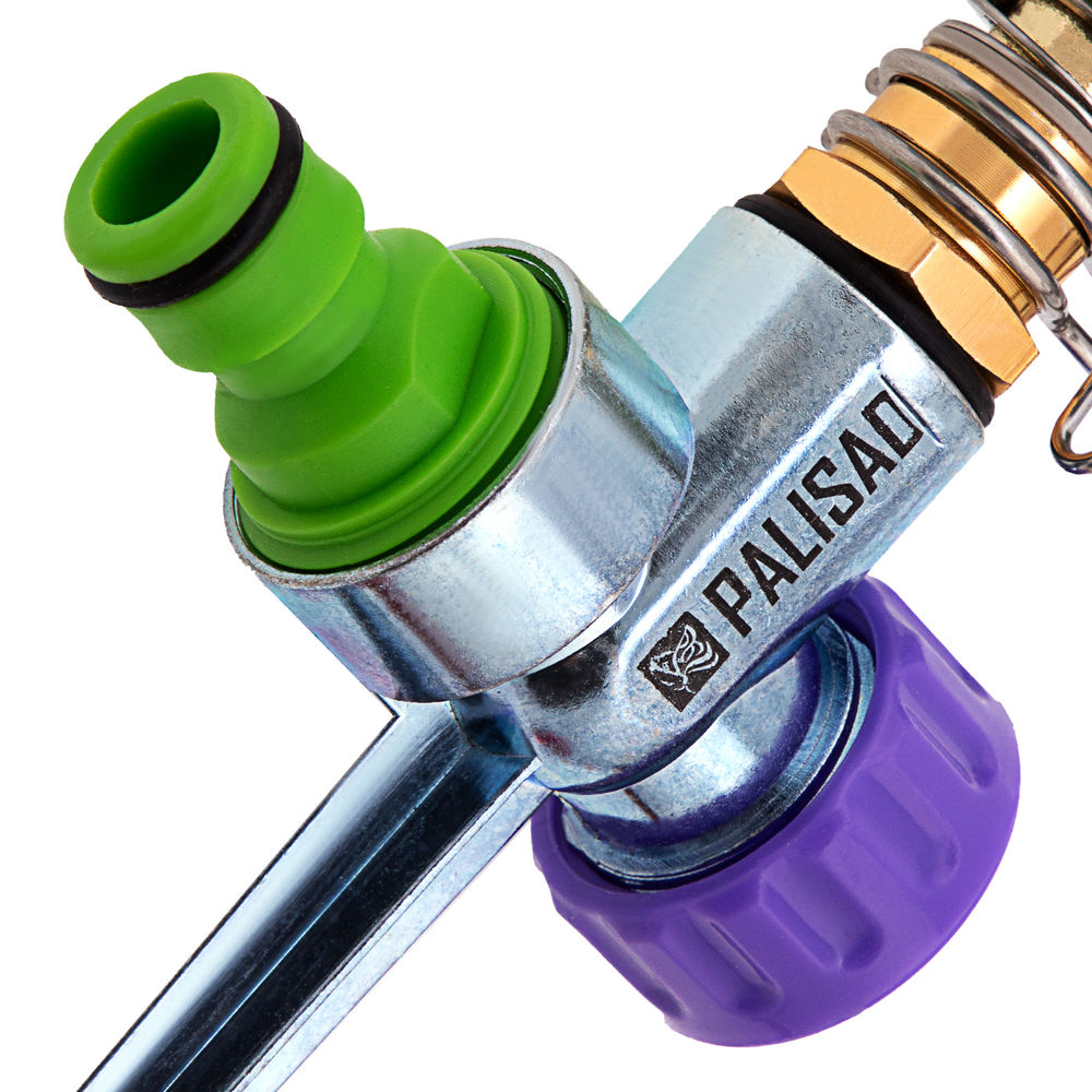 Разбрызгиватель латунный, импульсный, с регулировкой угла горизонт распыления до 26 м Palisad (65412)