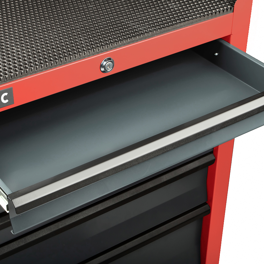 Тележка инструментальная 5 полочная Standart красная RUNTEC RTSTD-5R