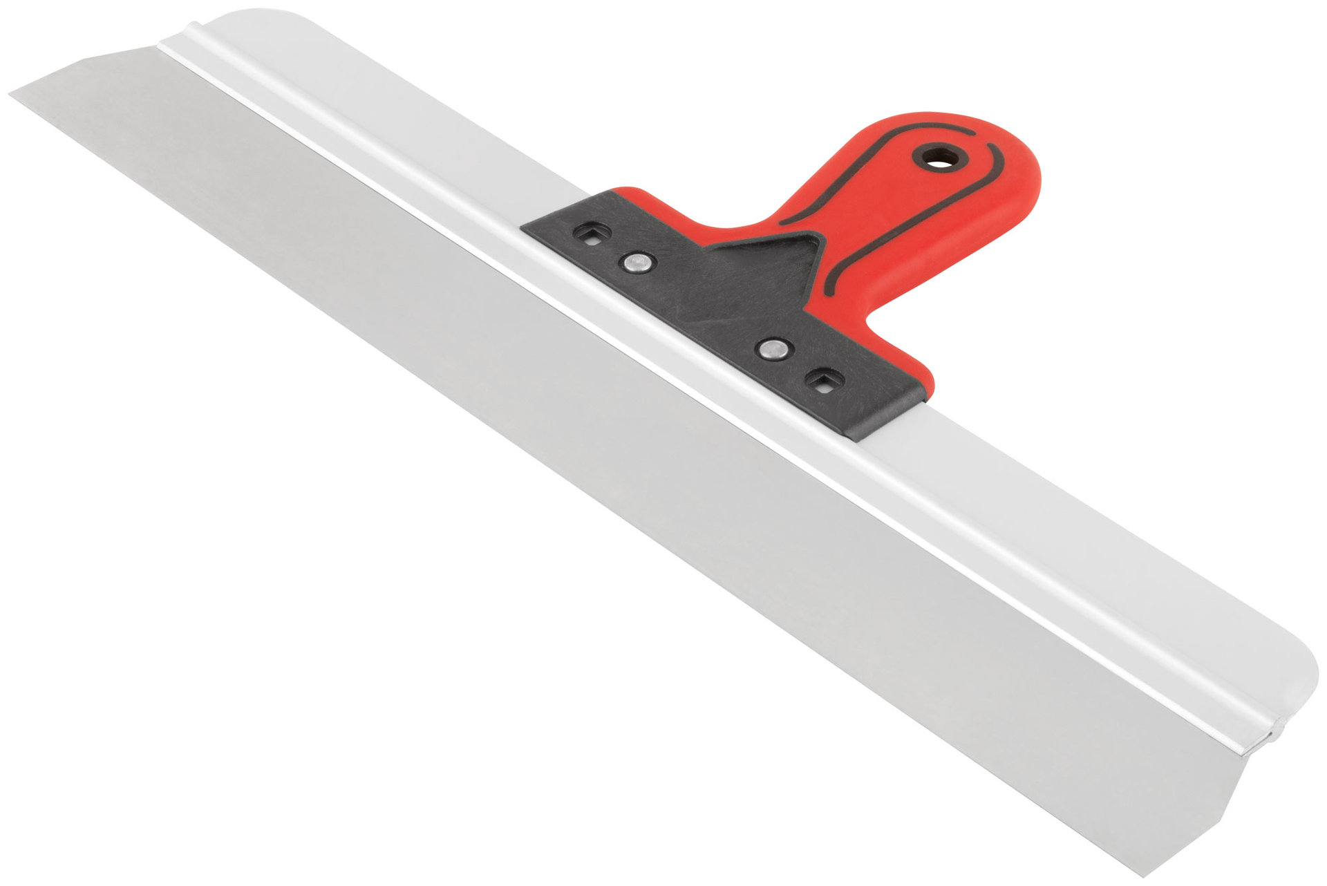 Шпатель фасадный Профи, нержавеющая сталь, прорезиненная ручка 450 мм (06427)