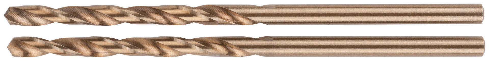 Сверла по металлу HSS с добавкой кобальта 5% Профи в блистере 2,5 мм ( 2 шт.) (34425)