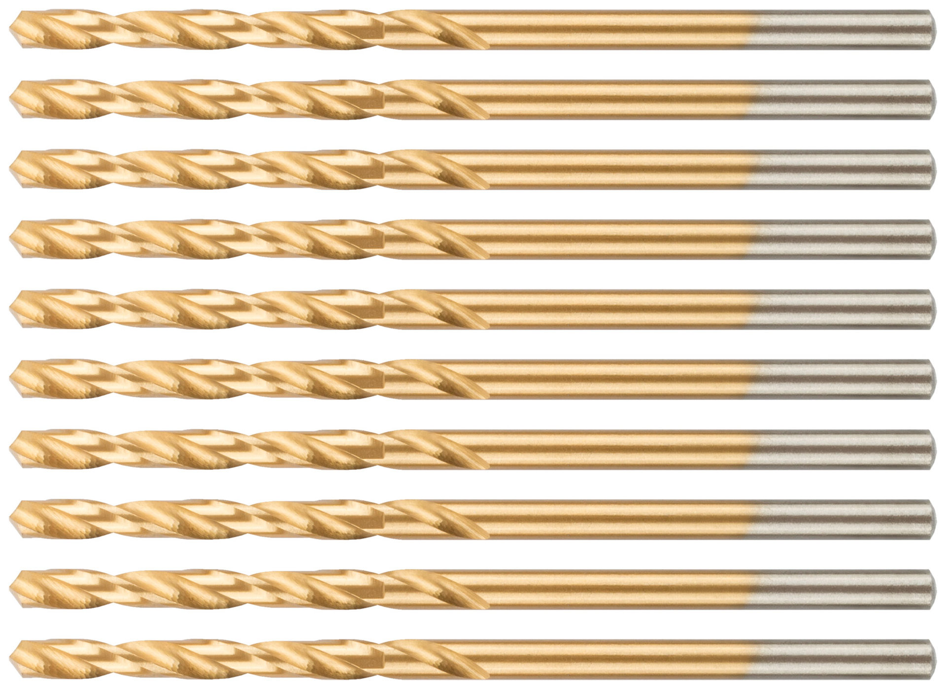 Сверло по металлу Cutop Profi с титановым покрытием, 2,5х57 мм (10 шт) (52-429)