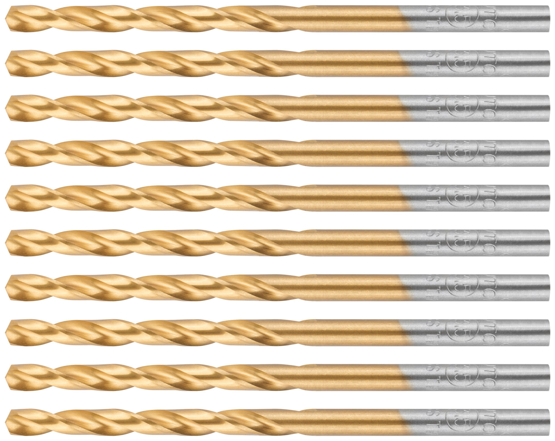 Сверло по металлу Cutop Profi с титановым покрытием, 3,8х75 мм (10 шт) (52-440)