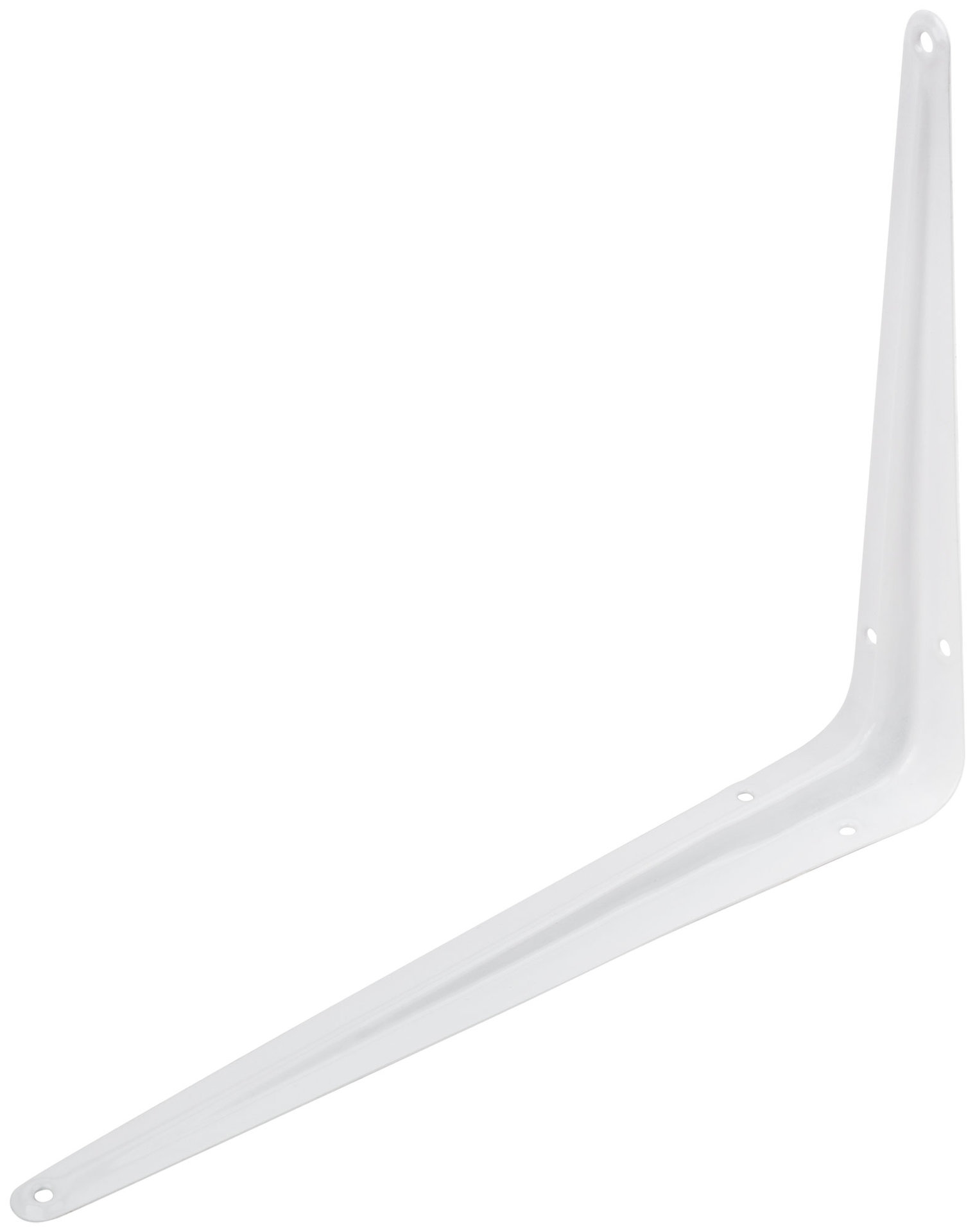 Уголок-кронштейн белый 200х250 мм (0,8 мм) (66051)