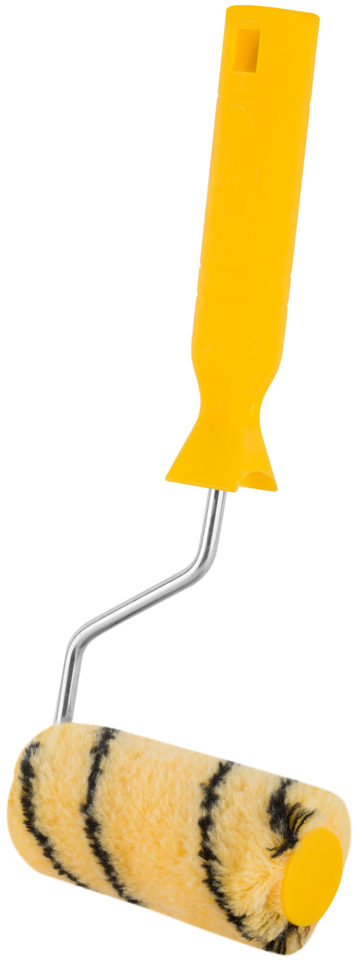 Валик полиакриловый бежевый с черной полосой миди, диам. 30/51 мм; ворс 10,5 мм, 100 мм (02625)