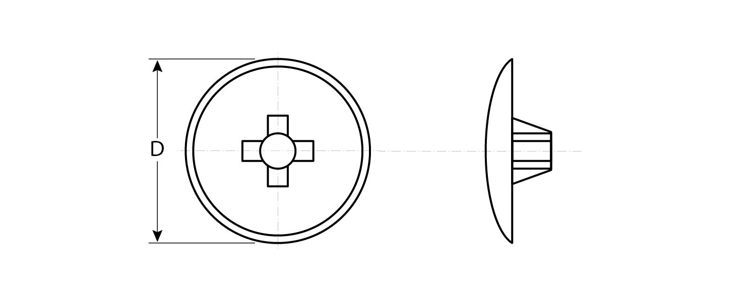Заглушка декоративная под шуруп шлиц №2 цвет красное дерево, 40 шт ЗУБР 4-308156-5