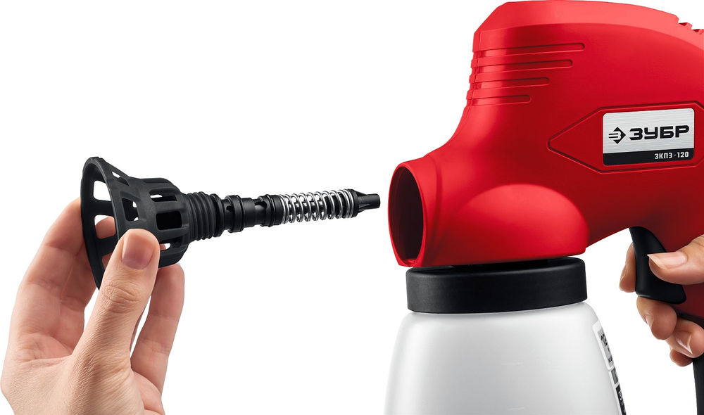 Краскопульт электрический безвоздушный 120 Вт ЗУБР ЗКПЭ-120
