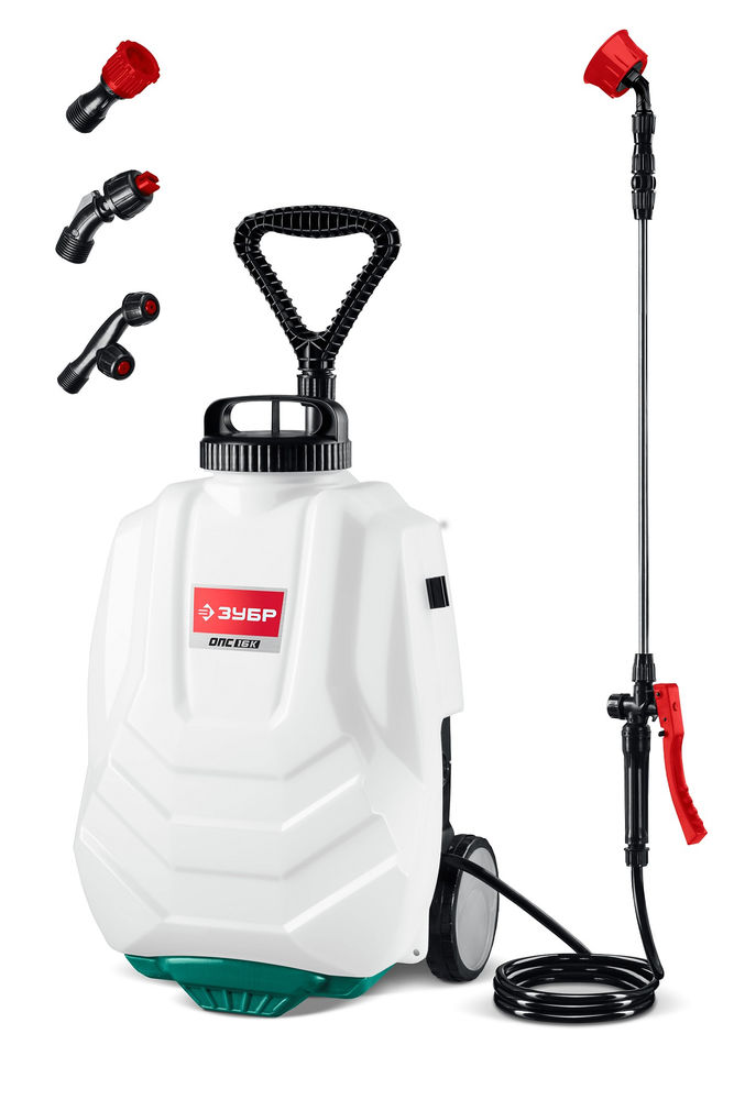 Опрыскиватель аккумуляторный 16 л, колёса ЗУБР ОПС-16К