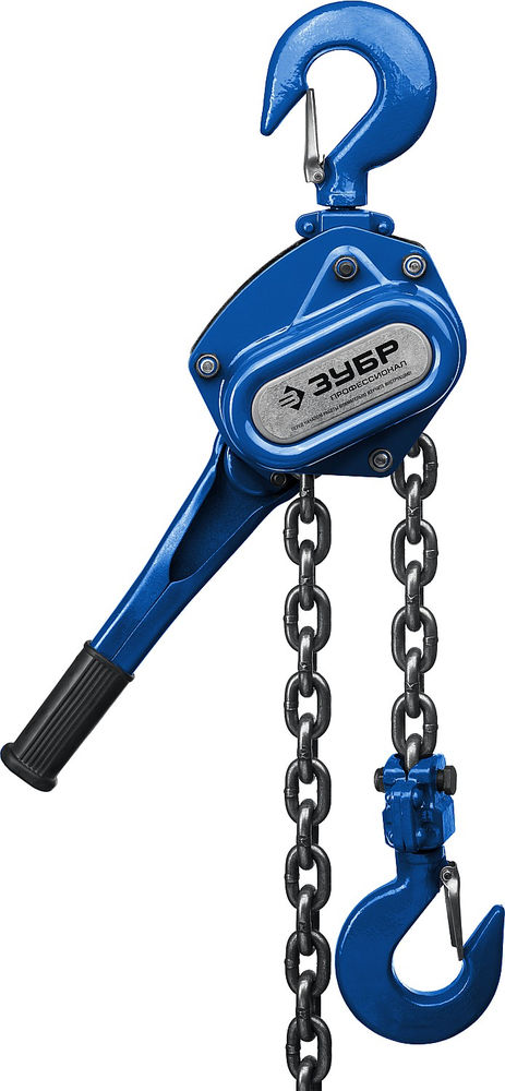 Таль цепная рычажная ручная 2 т, 1.5 м ЗУБР Профессионал 43090-2_z01