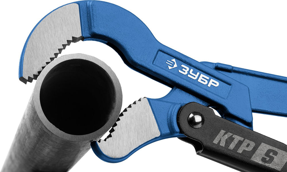 Ключ трубный №3, 2, 560 мм, с изогнутыми губками, тип У ЗУБР Профессионал 27336-3_z02